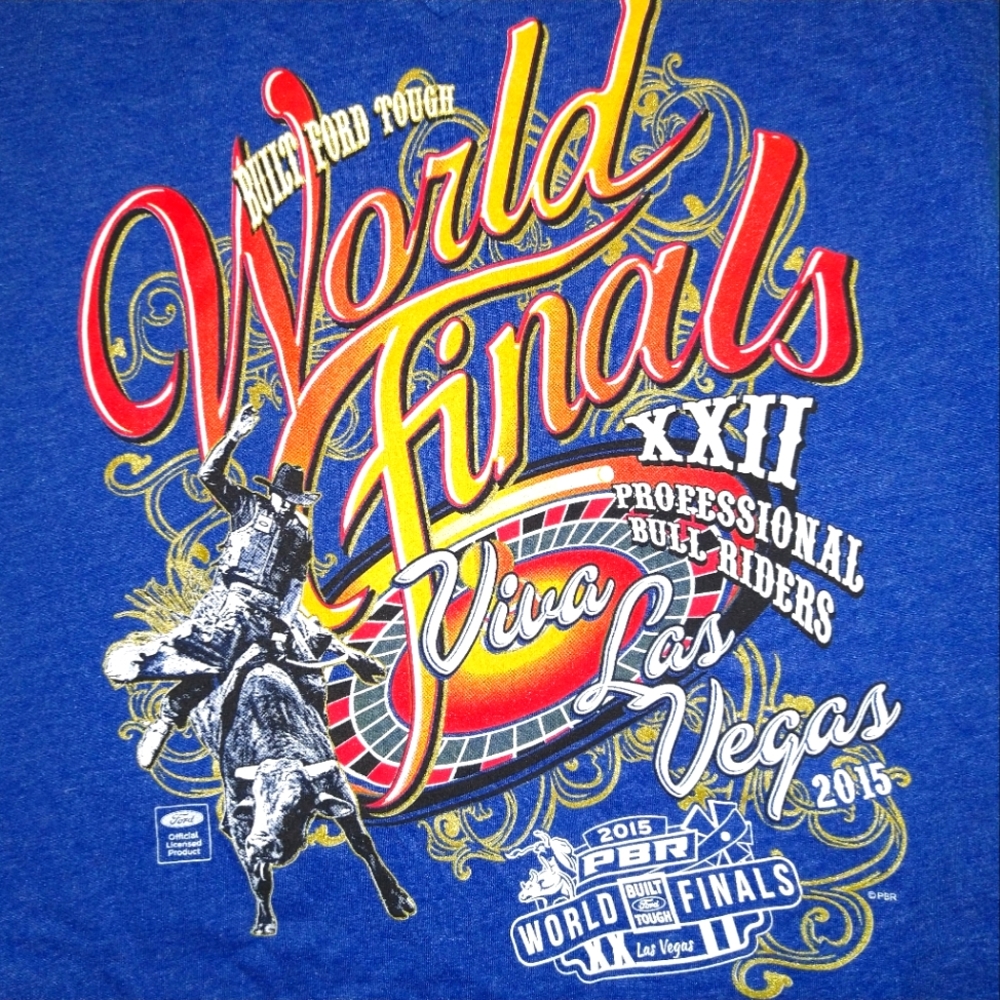 Professional Bull Riders 2015 World Finals Ford rodeo festival blue